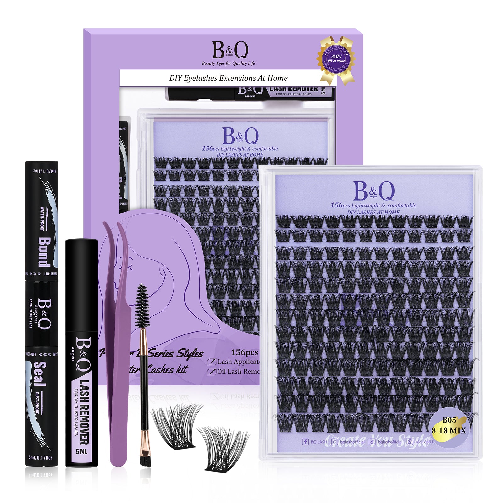 Kit De Extensiones De Pestañas  B05